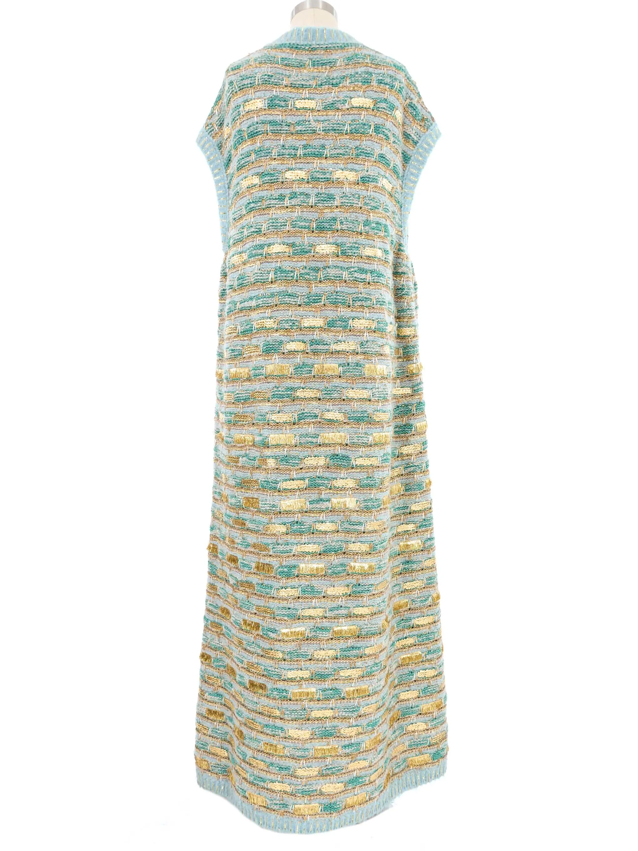 2019 Chanel Egyptian Collection Knit Sleeveless Duster