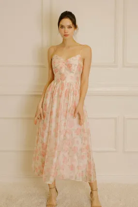 3 D WOVEN MIDI MAXI DRESS