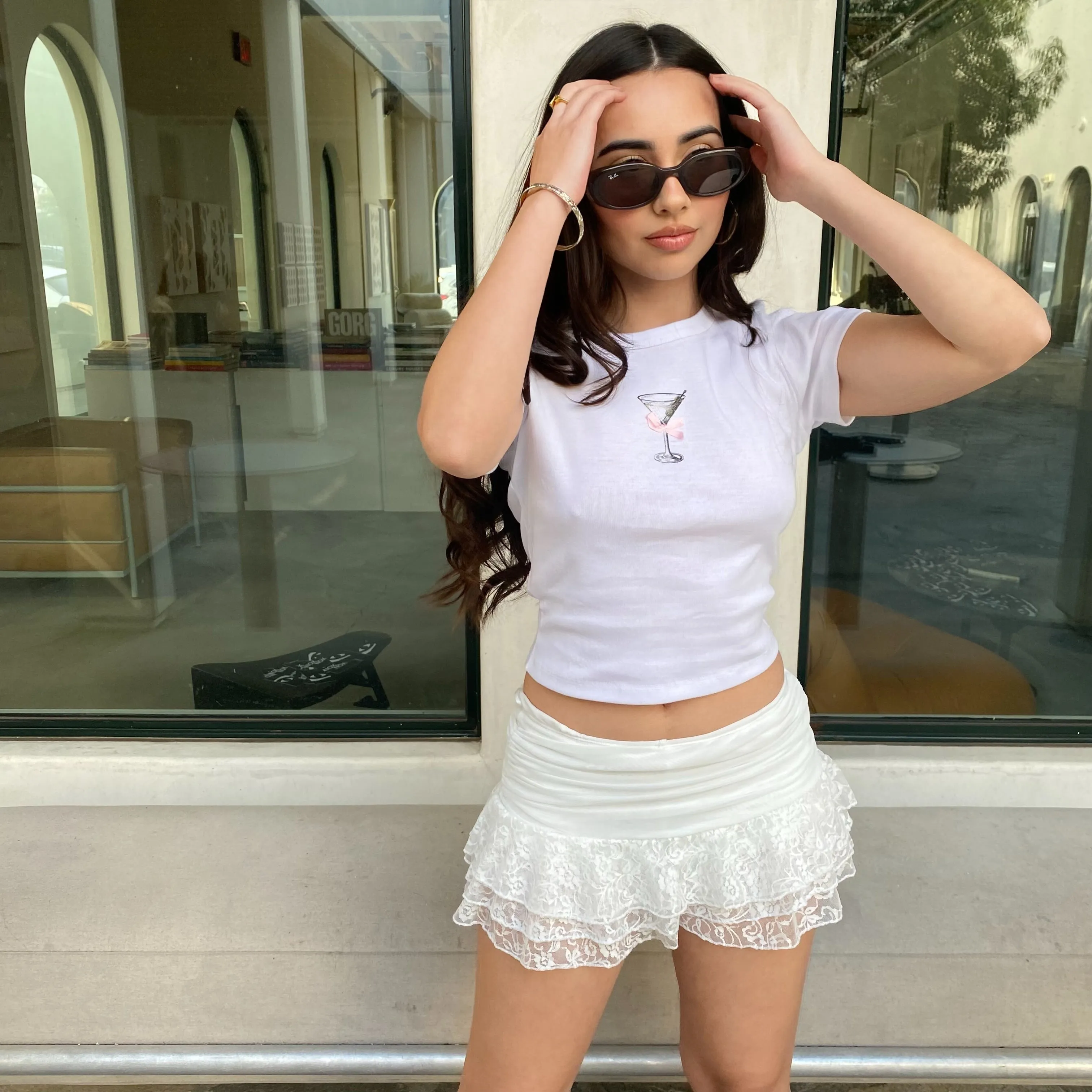 Alexy Mini Skirt (white)