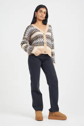 ALL OVER FAIRISLE CARDIGAN