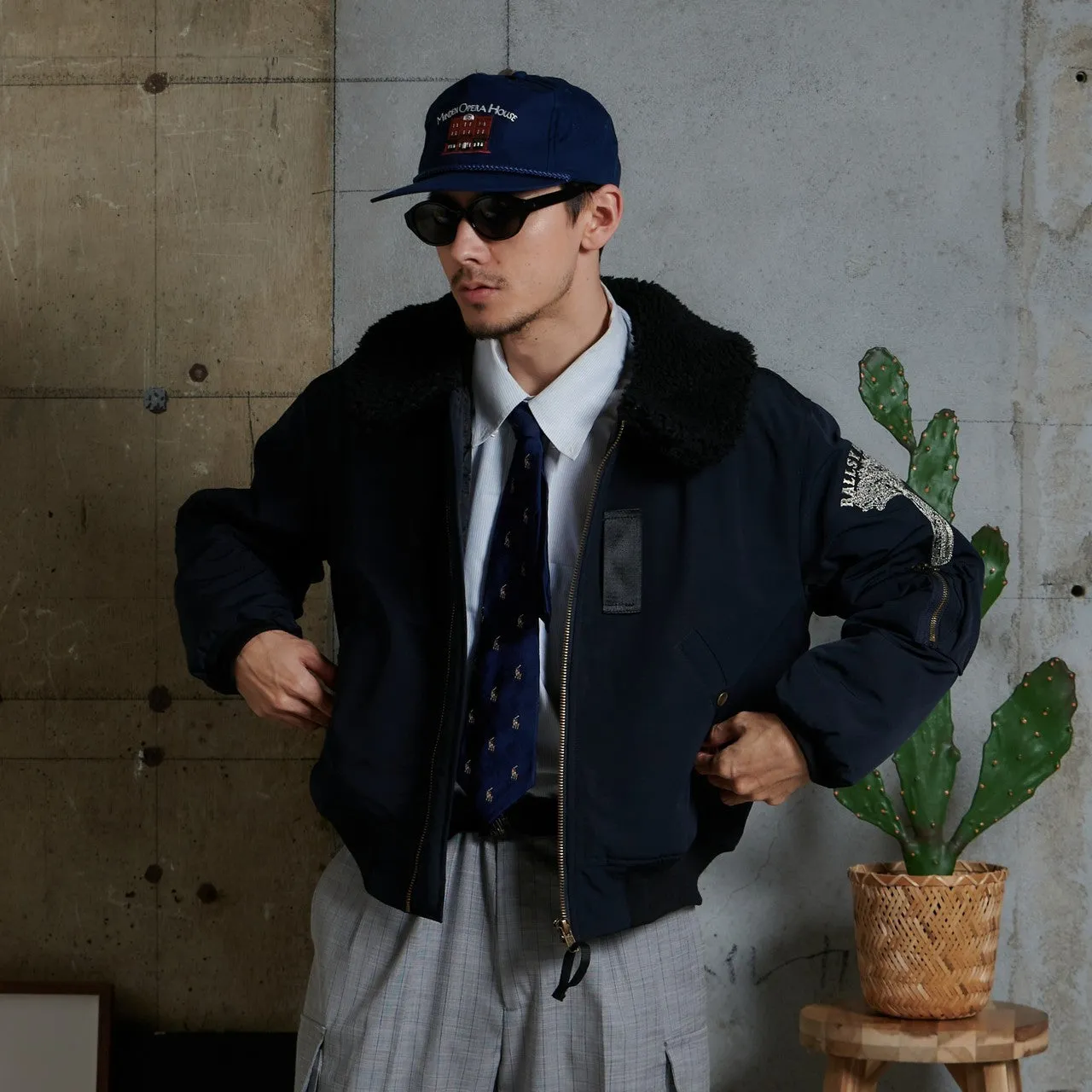 BALLSY bomber flight jacket
