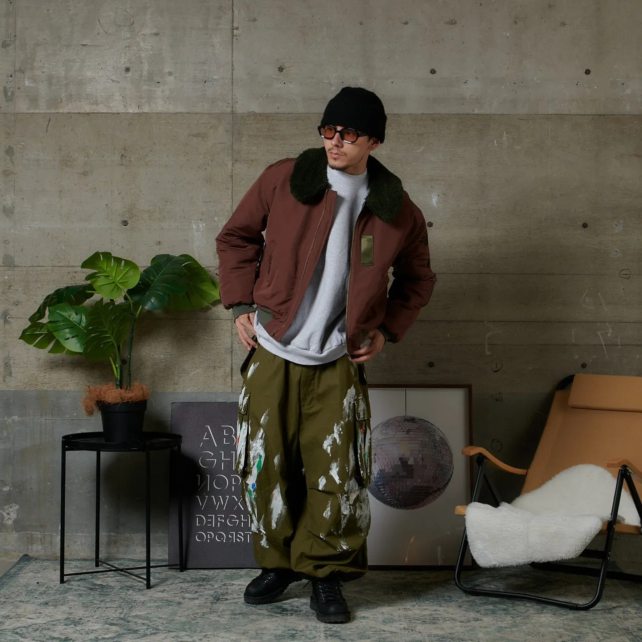 BALLSY bomber flight jacket