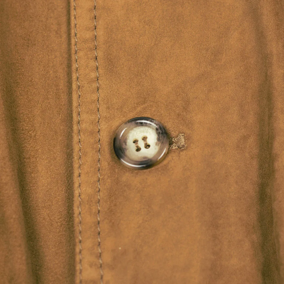Butterscotch suede Valstarino bomber jacket, unlined