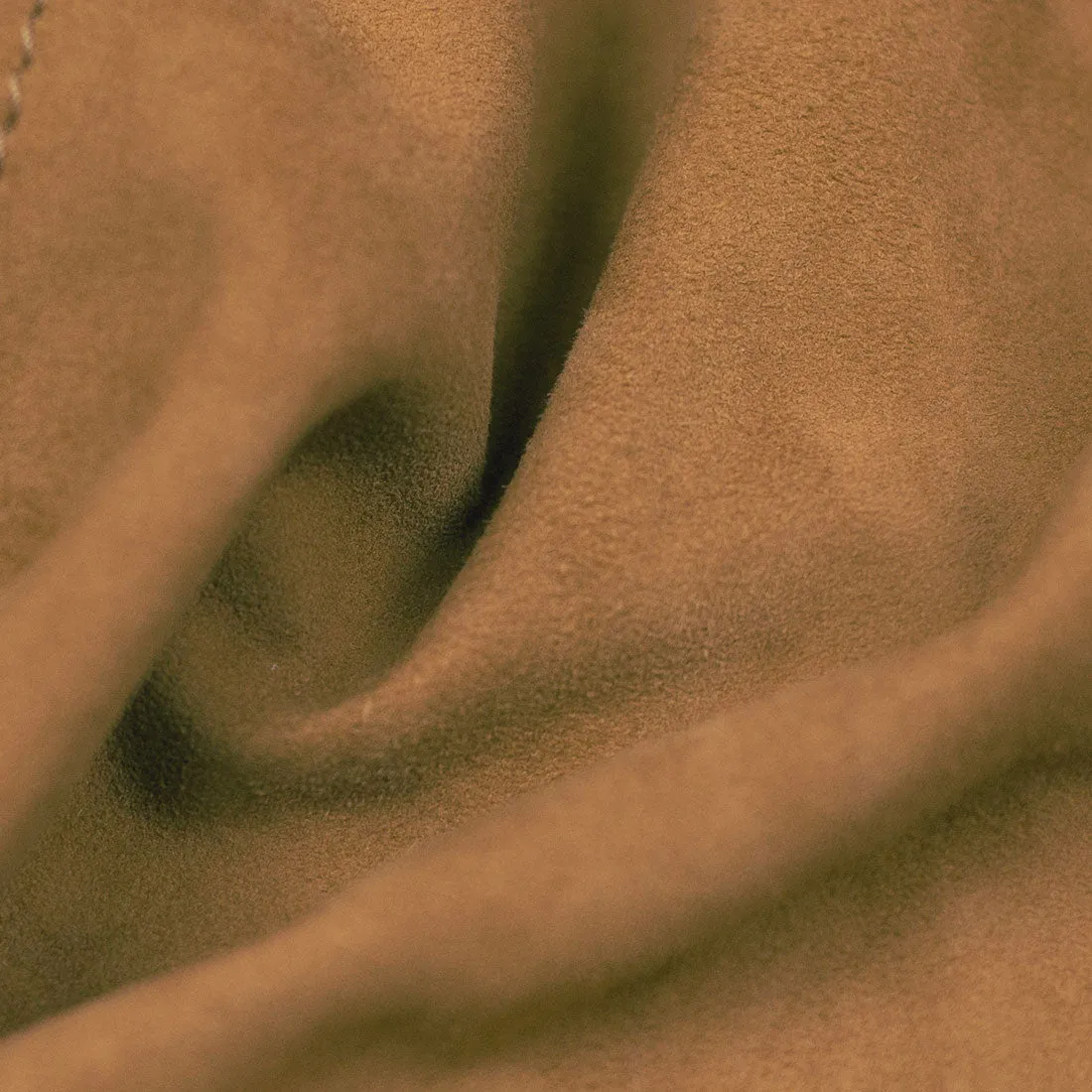 Butterscotch suede Valstarino bomber jacket, unlined