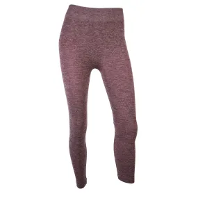C'EST MOI // CEPFL-1007 FLEECE LINED LEGGING HEATHER BURGUNDY