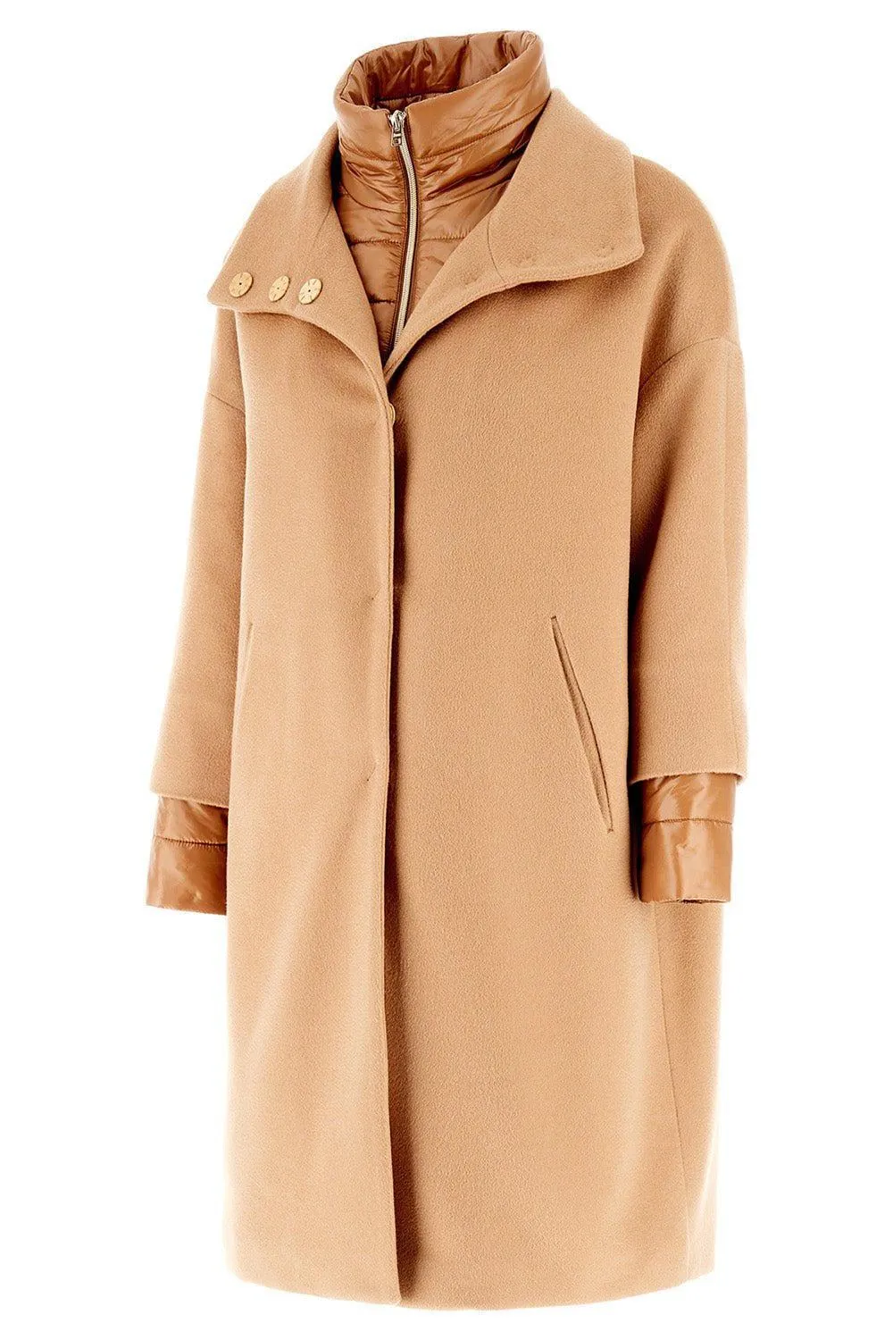 Cocoon Coat - Camel