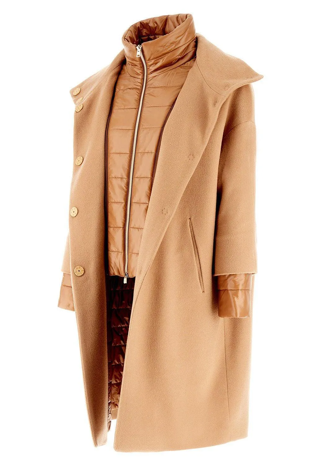Cocoon Coat - Camel