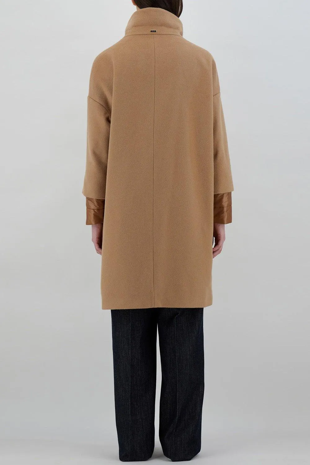 Cocoon Coat - Camel