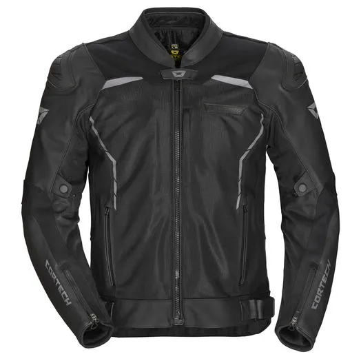 CORTECH VADER LEATHER JACKET BLACK