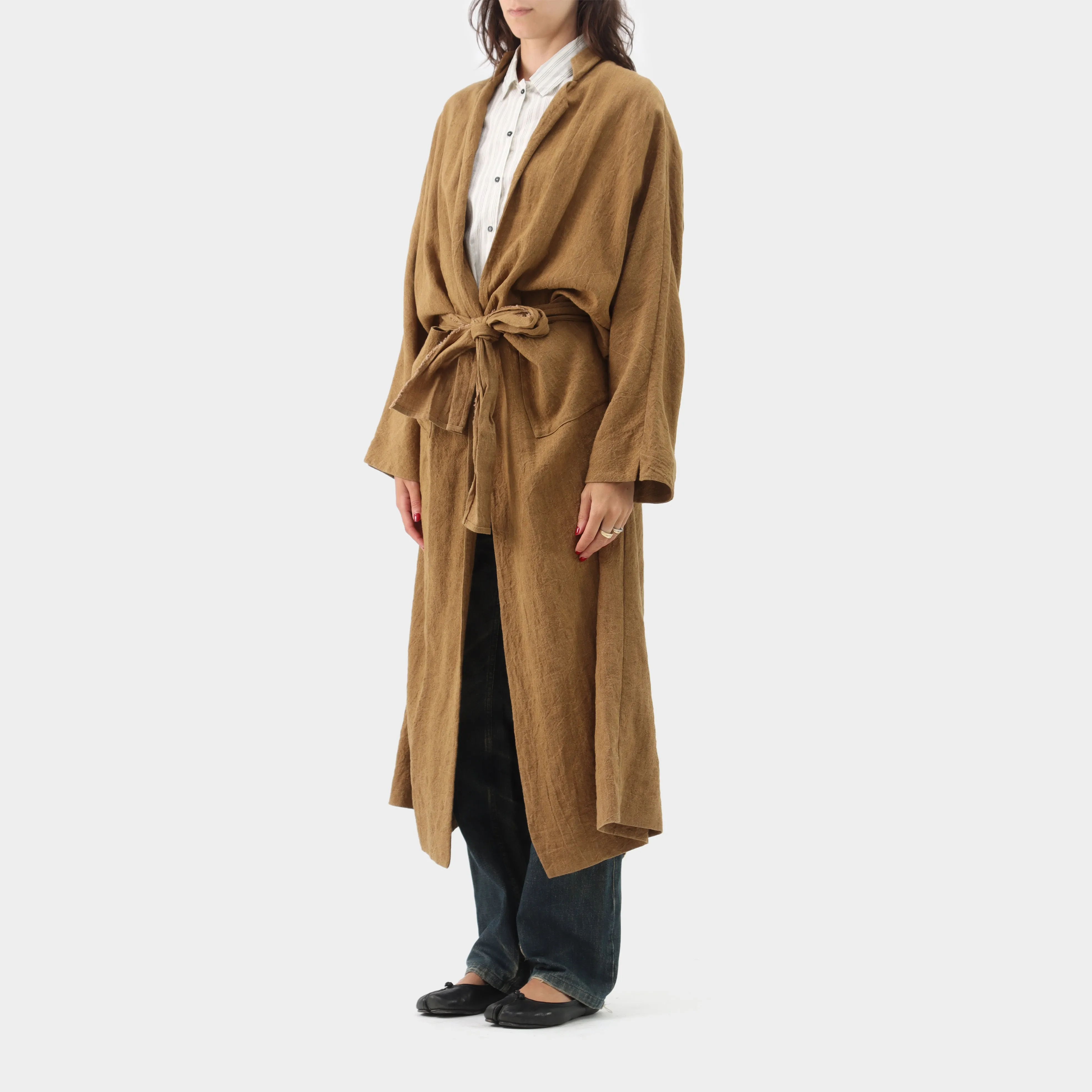 Daniela Gregis Linen Peonia Coat