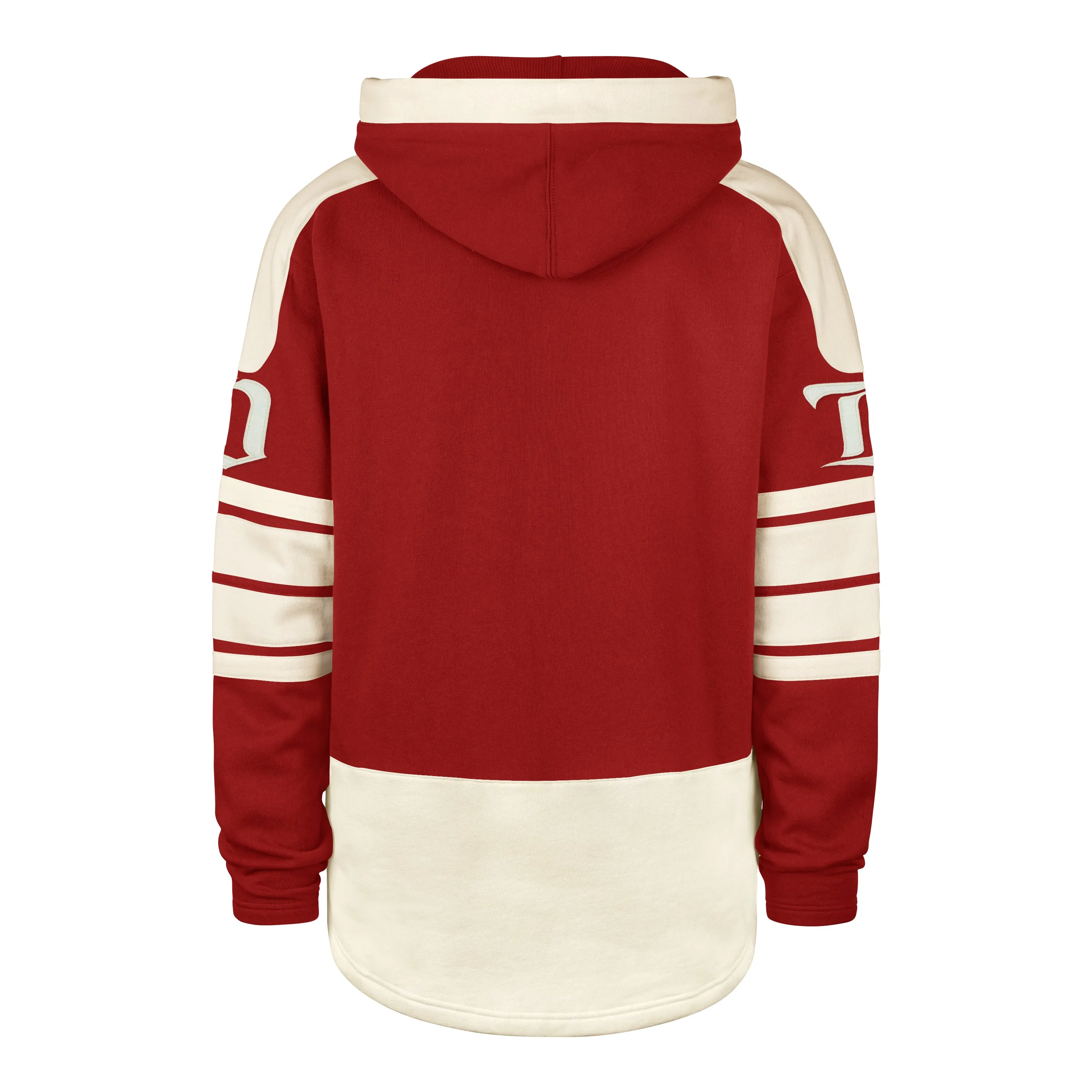 Detroit Red Wings NHL 47 Brand Men's Red Heritage Heavyweight Lacer Hoodie