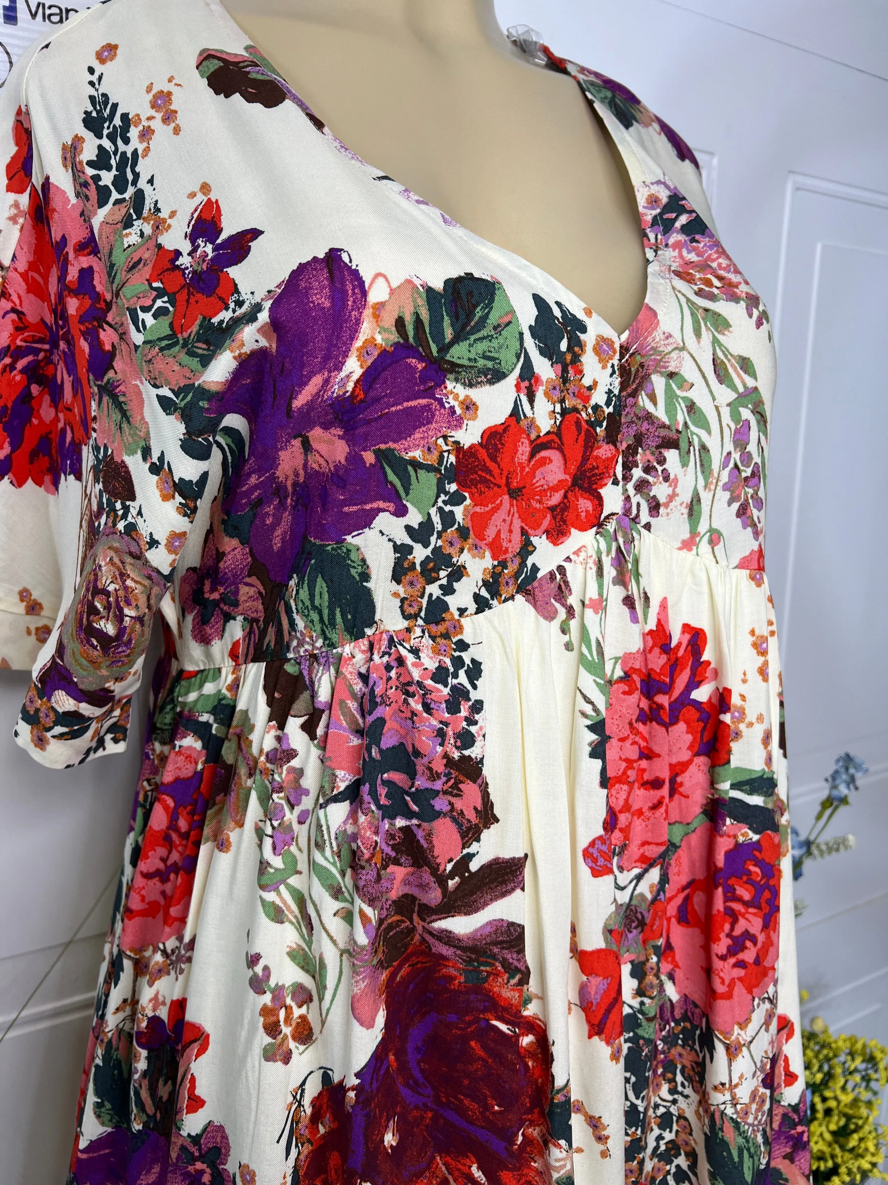 Diana Floral Midi Dress