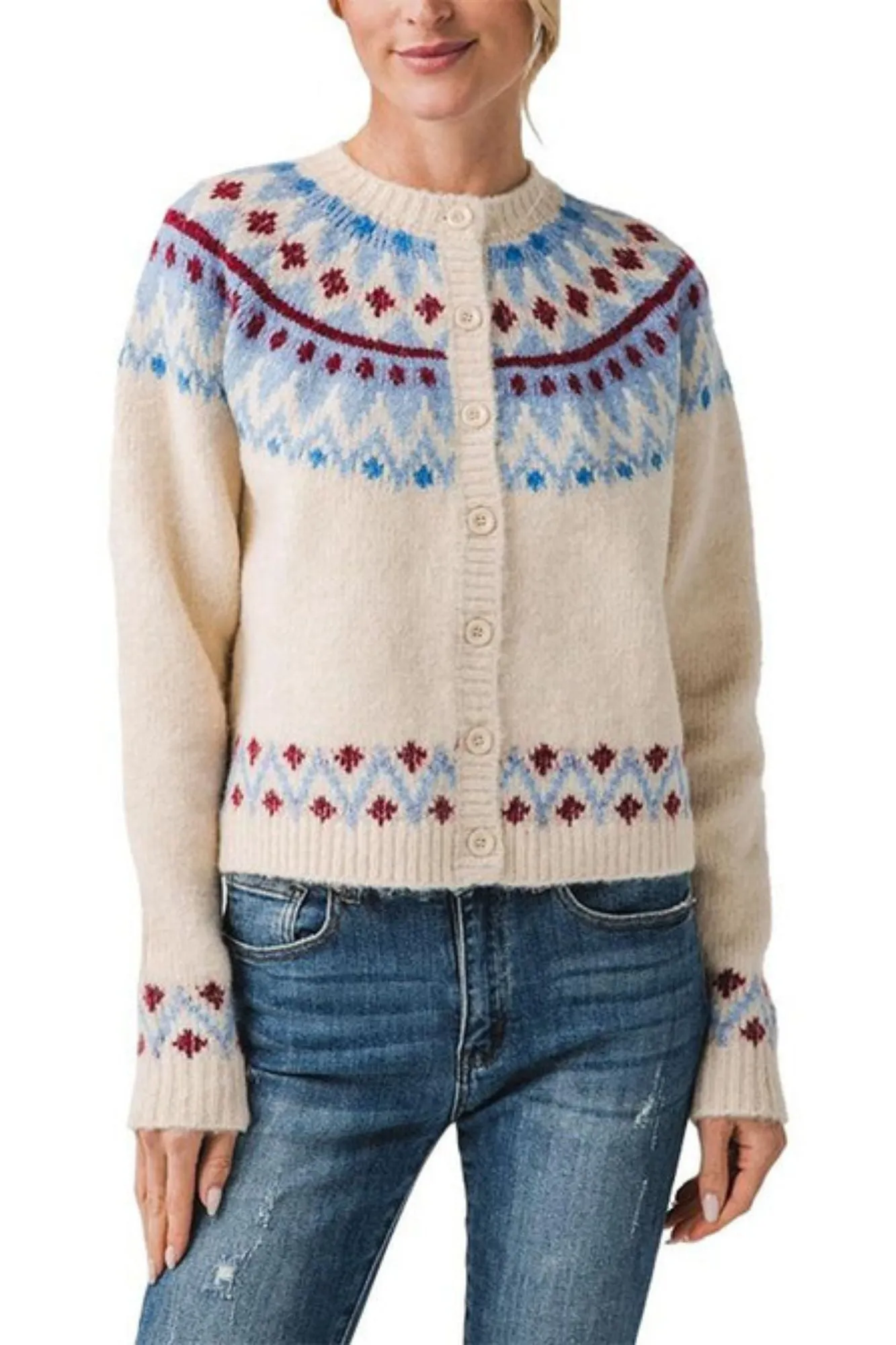 Elfa Raglan Sleeve Cardigan