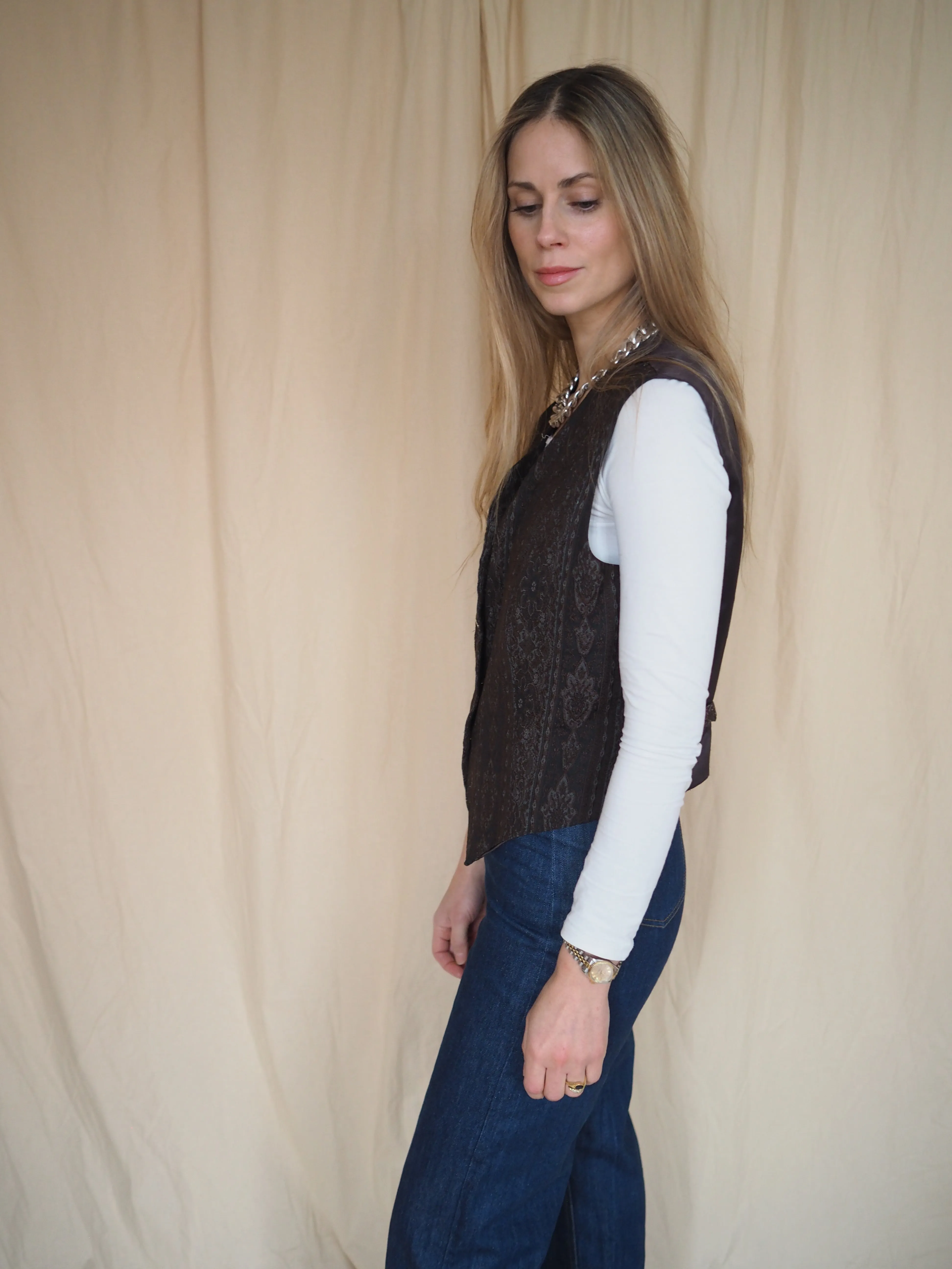 Embroidered Vest