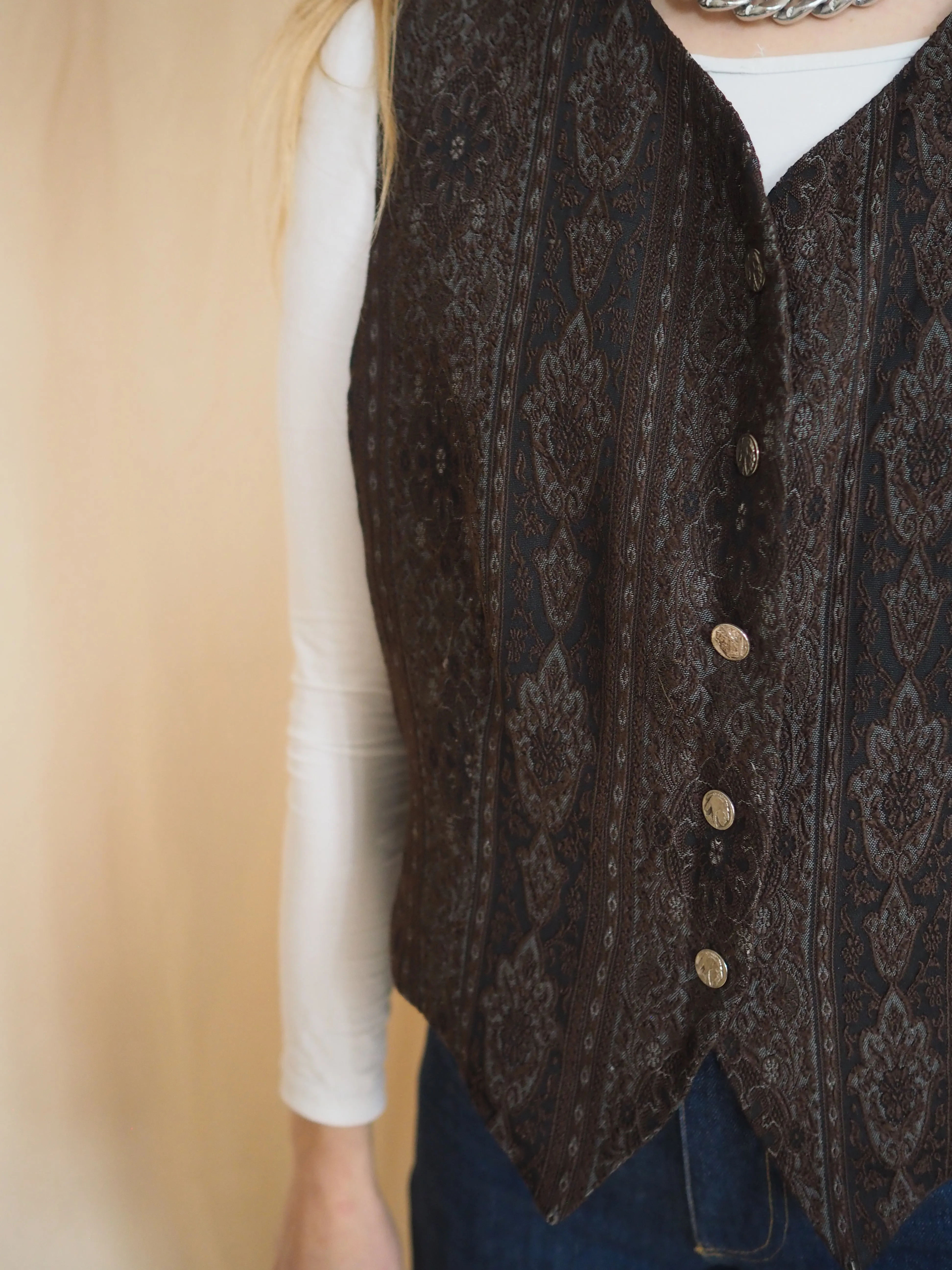 Embroidered Vest