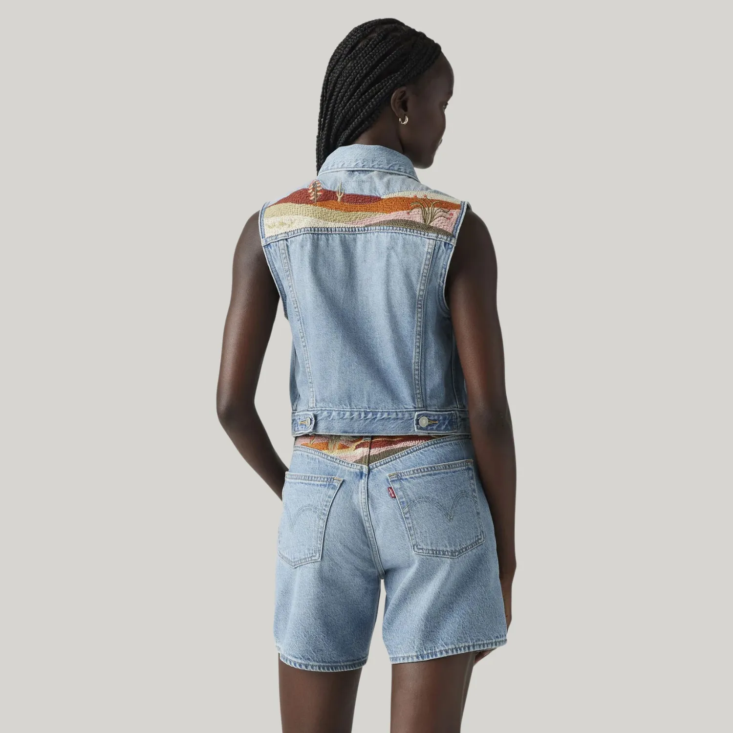 Embroidered XS Vest (Desert Utopia Trucker)