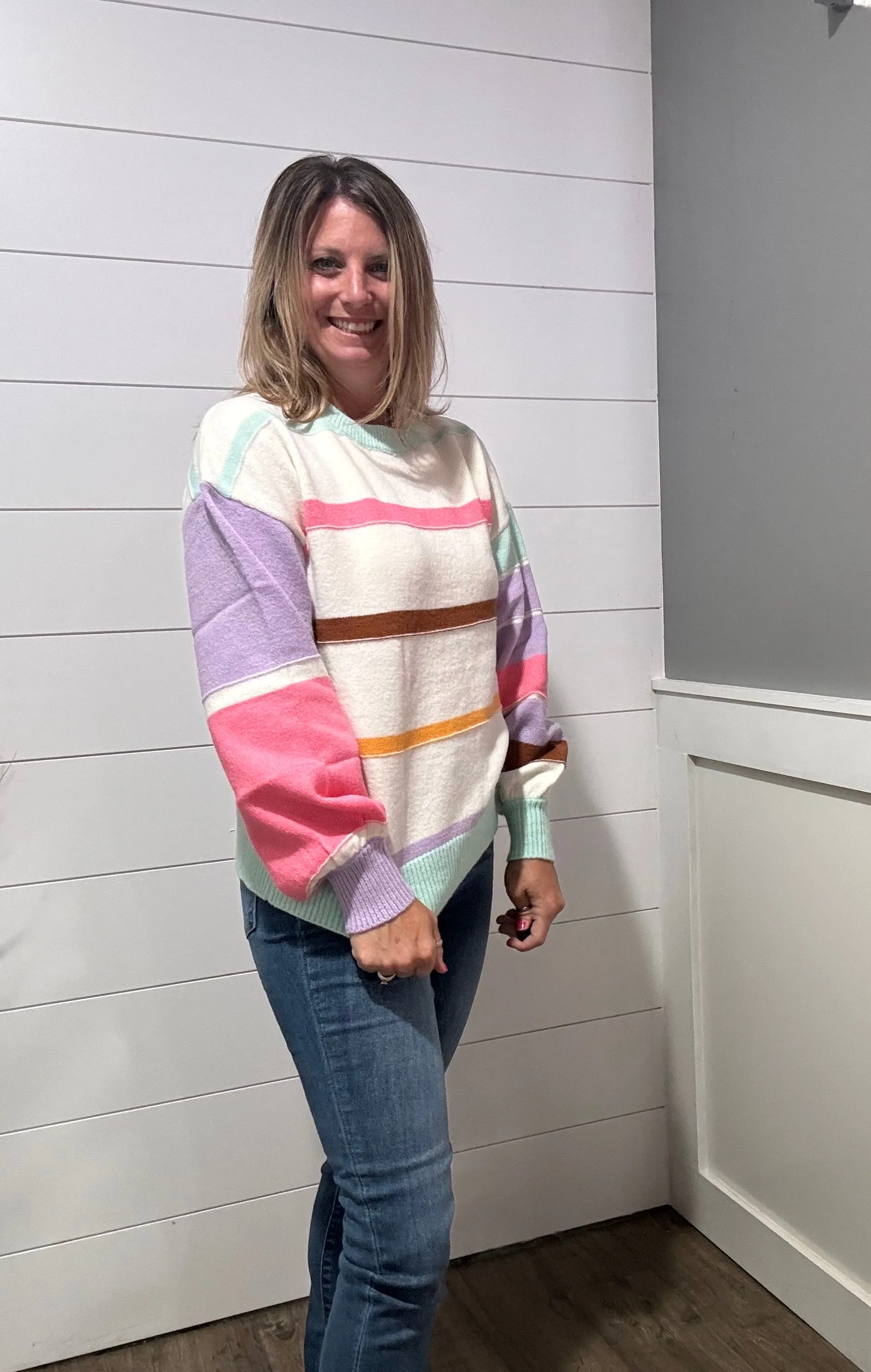 Flawless Features Striped Sweater