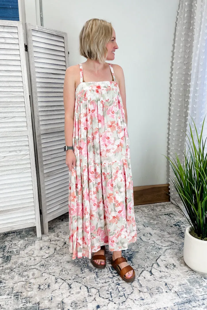 Floral Tiered Maxi Dress