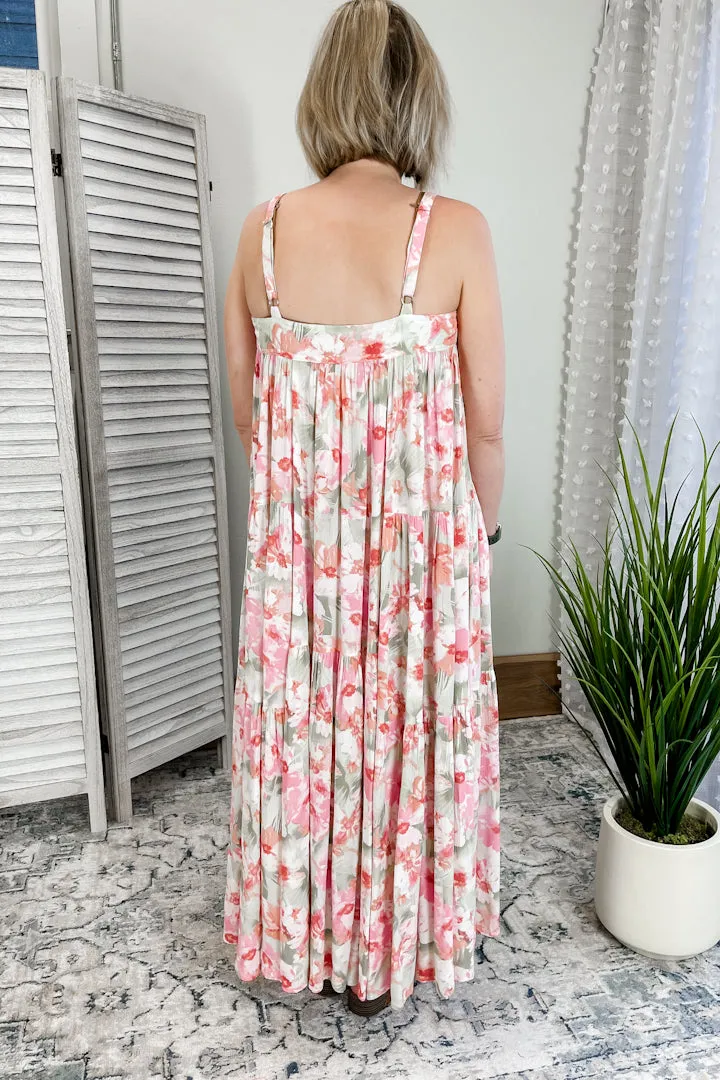 Floral Tiered Maxi Dress