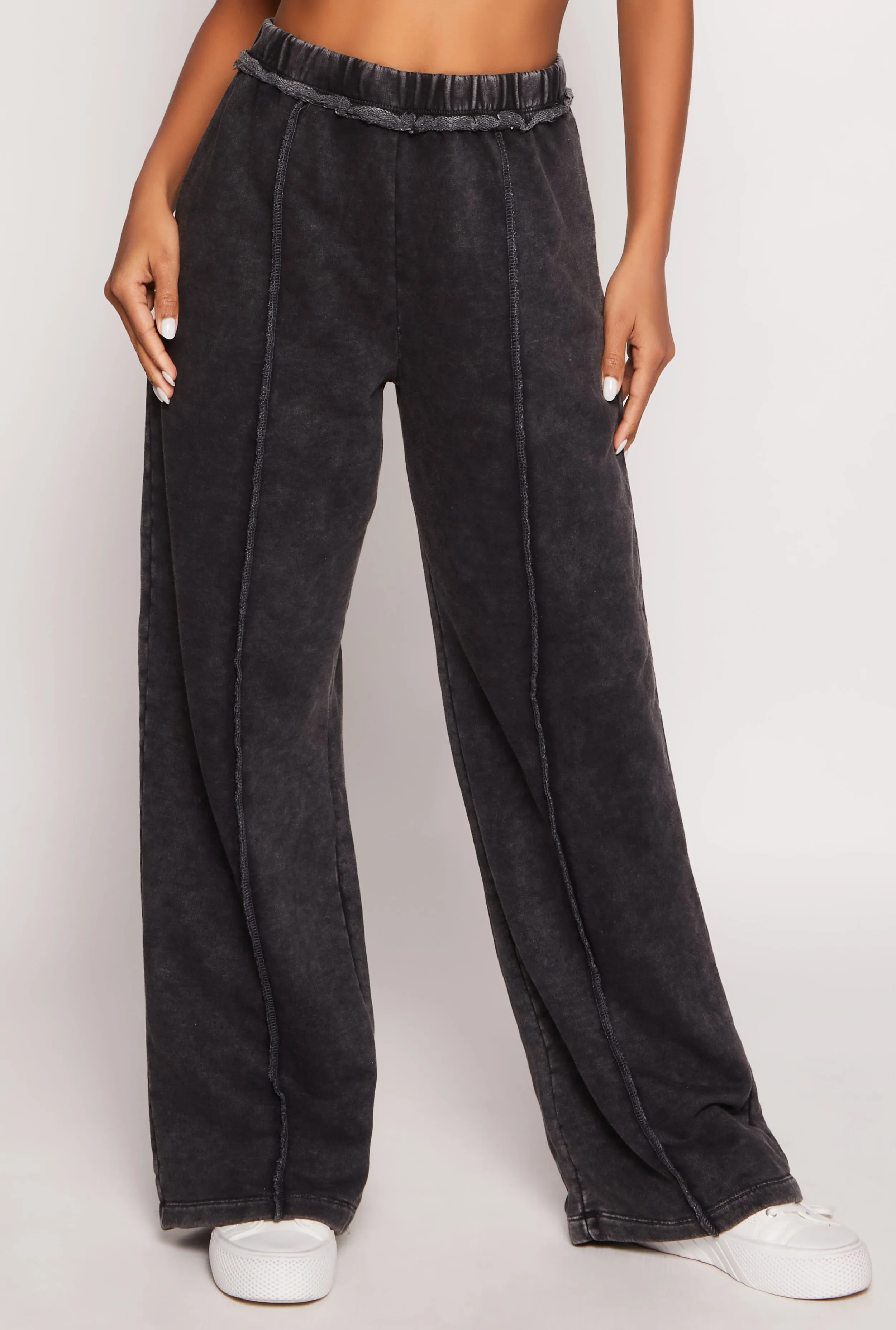 French Terry Acid Wash Sweatpants