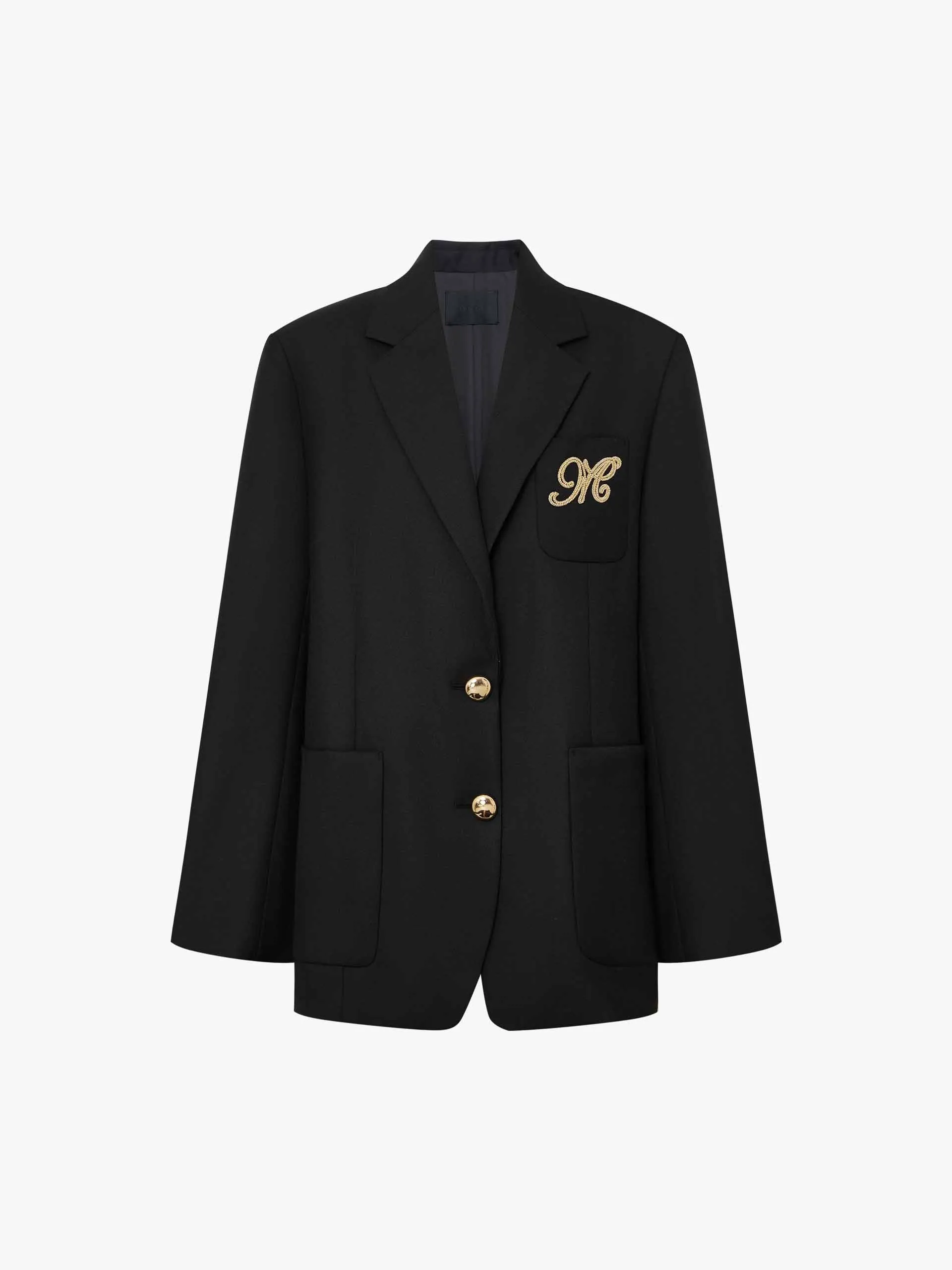 Front Logo Tailored Blazer