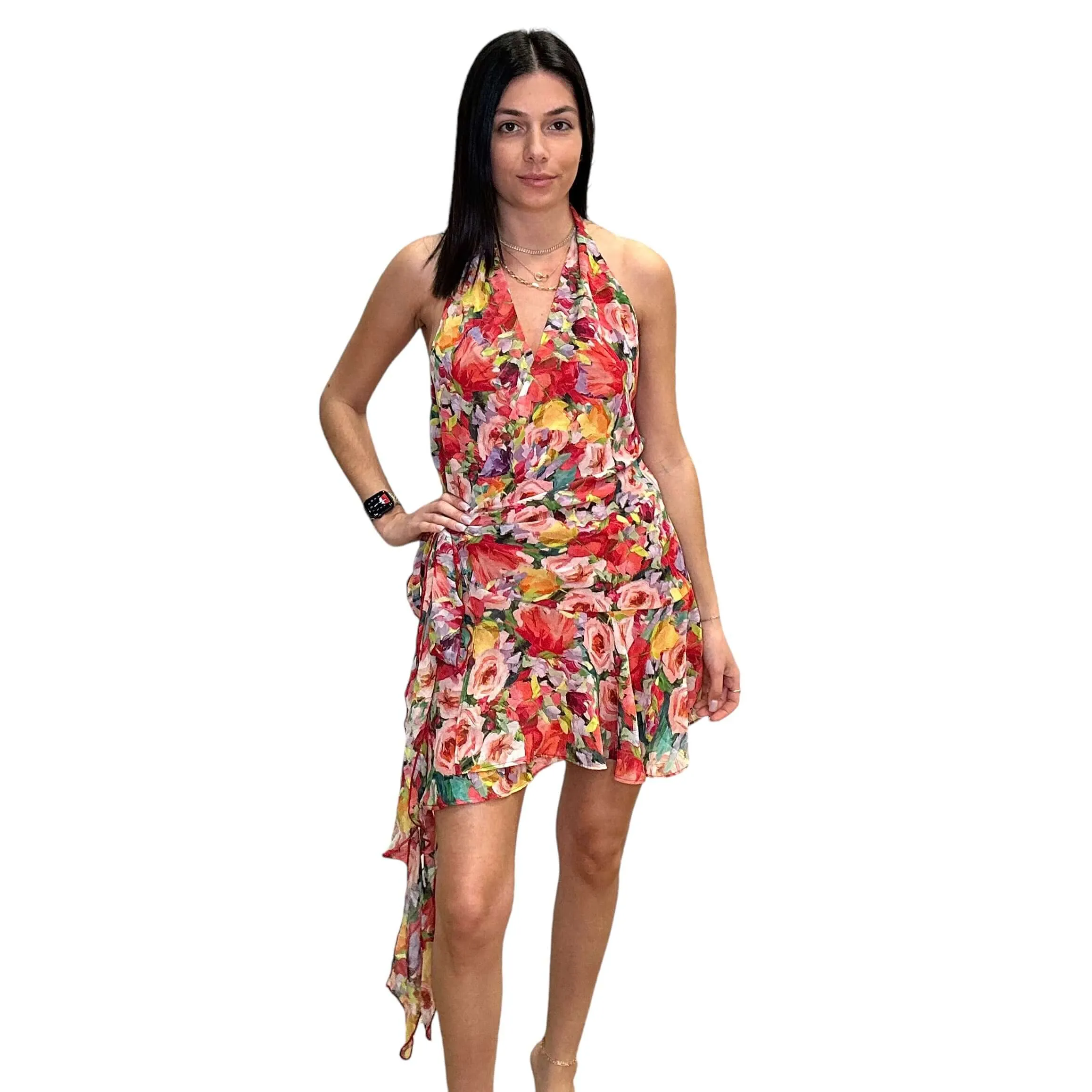 Garden Party Tie Mini Dress