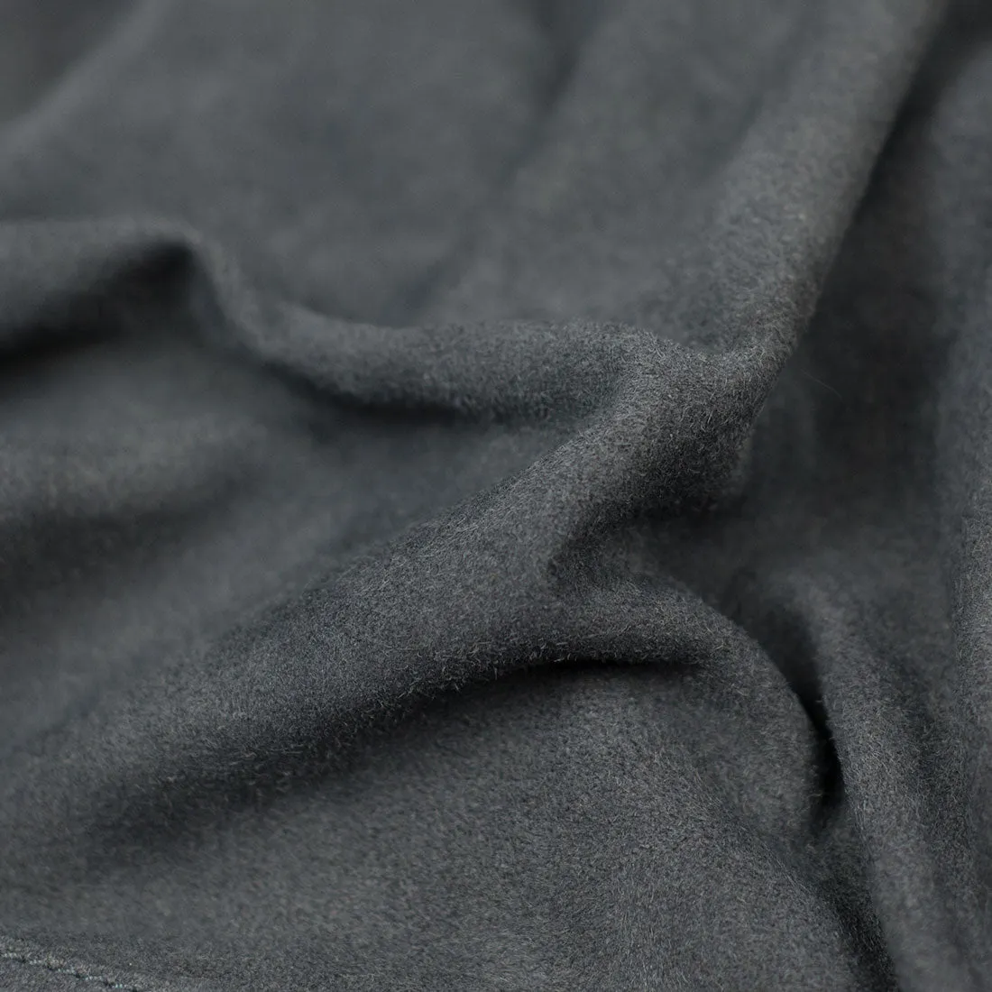 Grey washed suede Valstarino bomber jacket, unlined