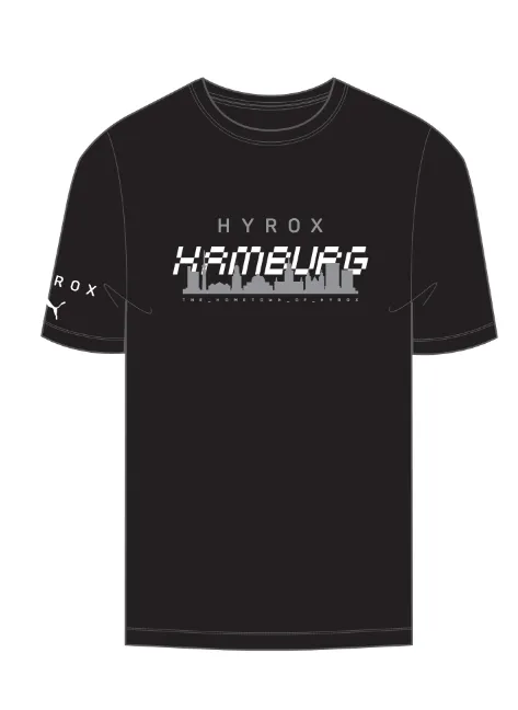 Hamburg Men's PERFORMANCE CITY TEE - black