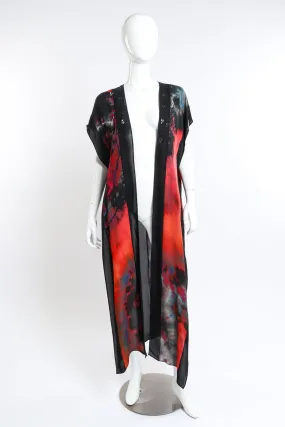 Hand Embroidered Tie Dye Duster