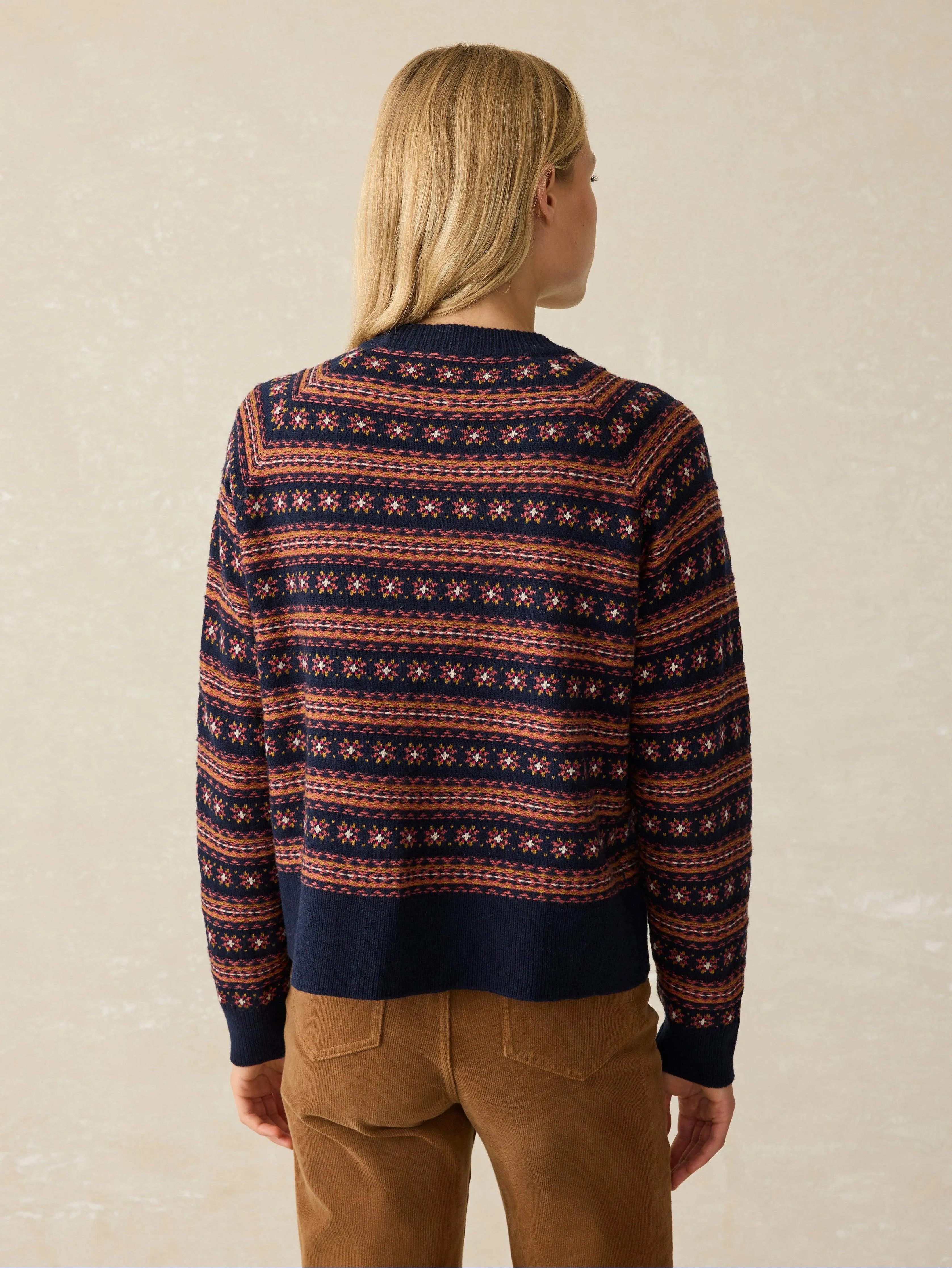 Highland Fairisle Cardigan - Twilight Fairisle