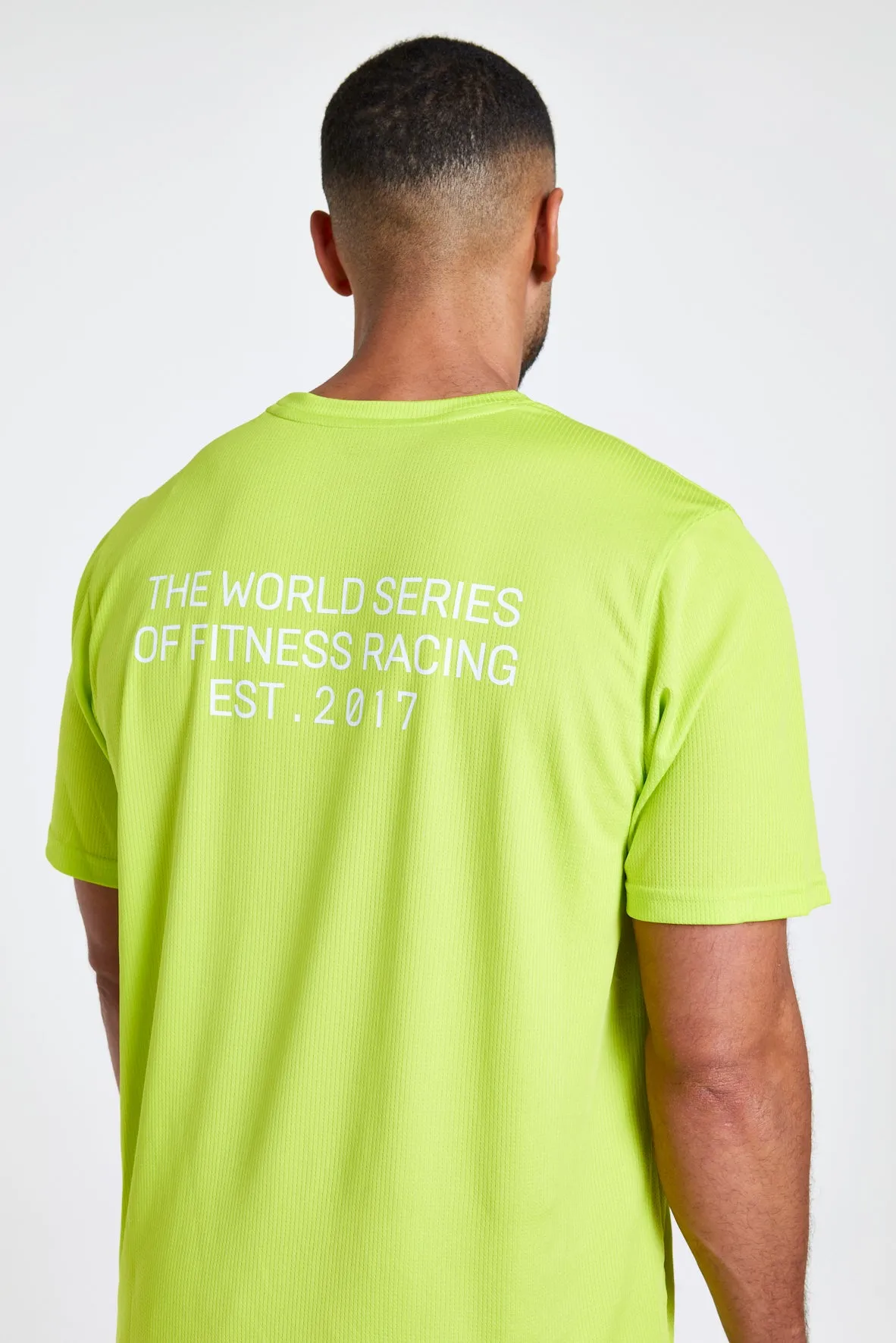 HYROX|PUMA Performance SS Tee - Neon Yellow