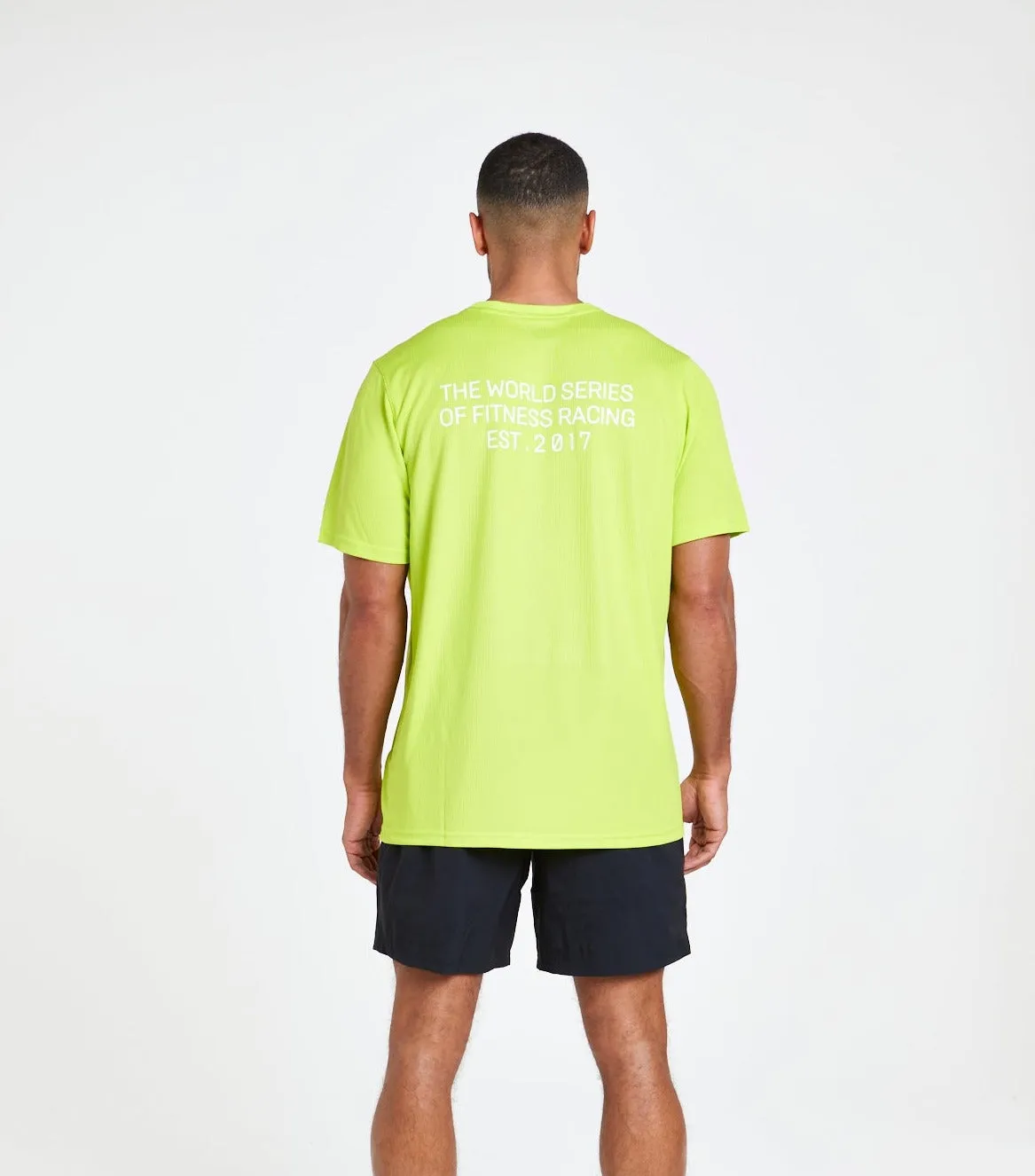 HYROX|PUMA Performance SS Tee - Neon Yellow
