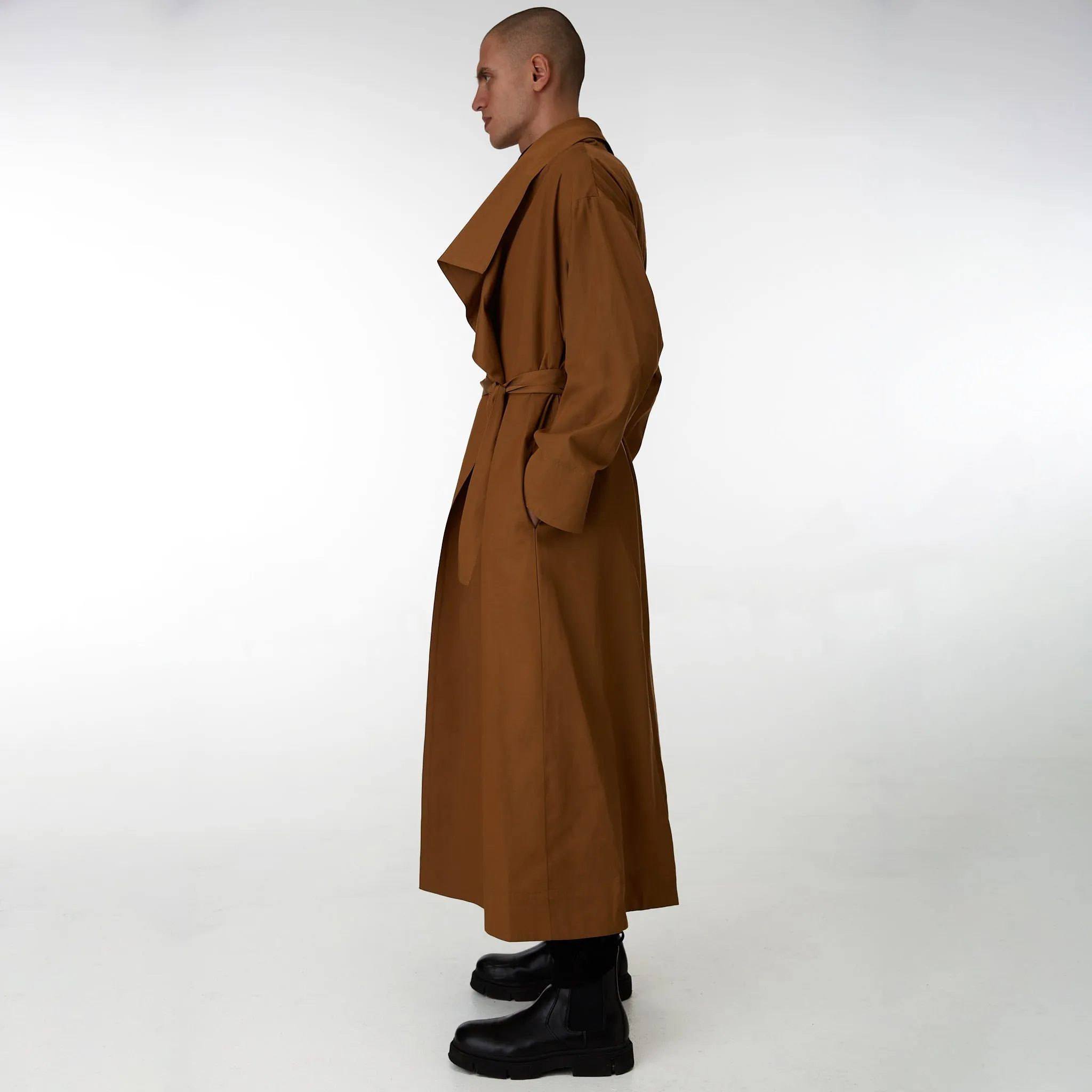 Lâcher Prise - Exode Camel Trench Coat