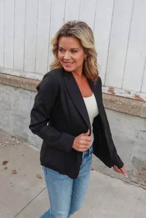 Limitless Black Fitted Blazer
