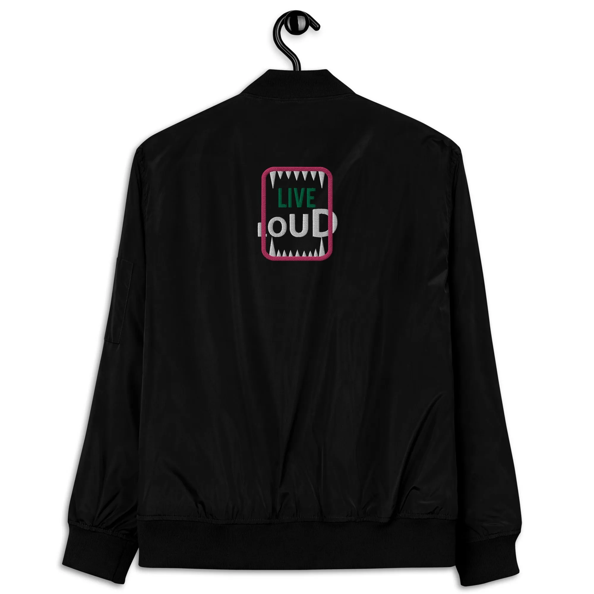 LIVE LOUD Premium Bomber Jacket