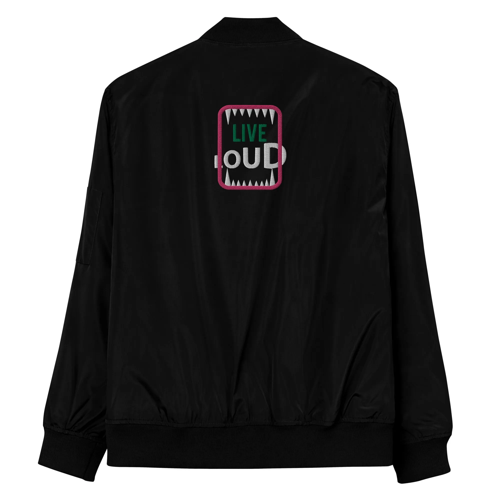 LIVE LOUD Premium Bomber Jacket