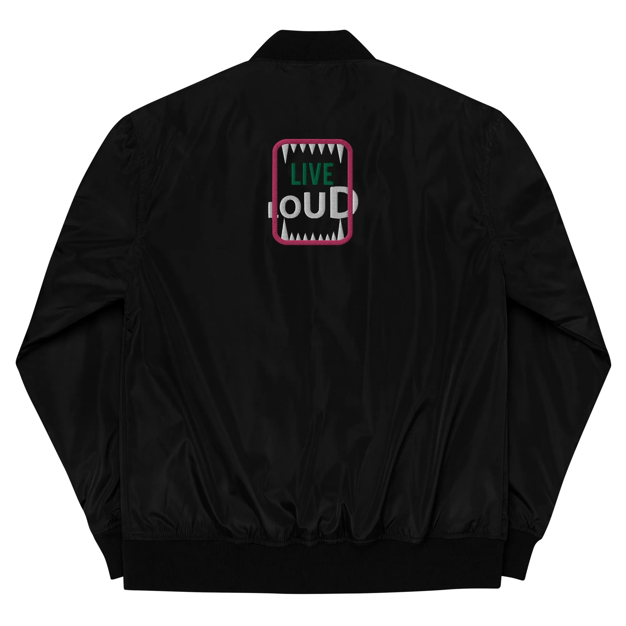 LIVE LOUD Premium Bomber Jacket