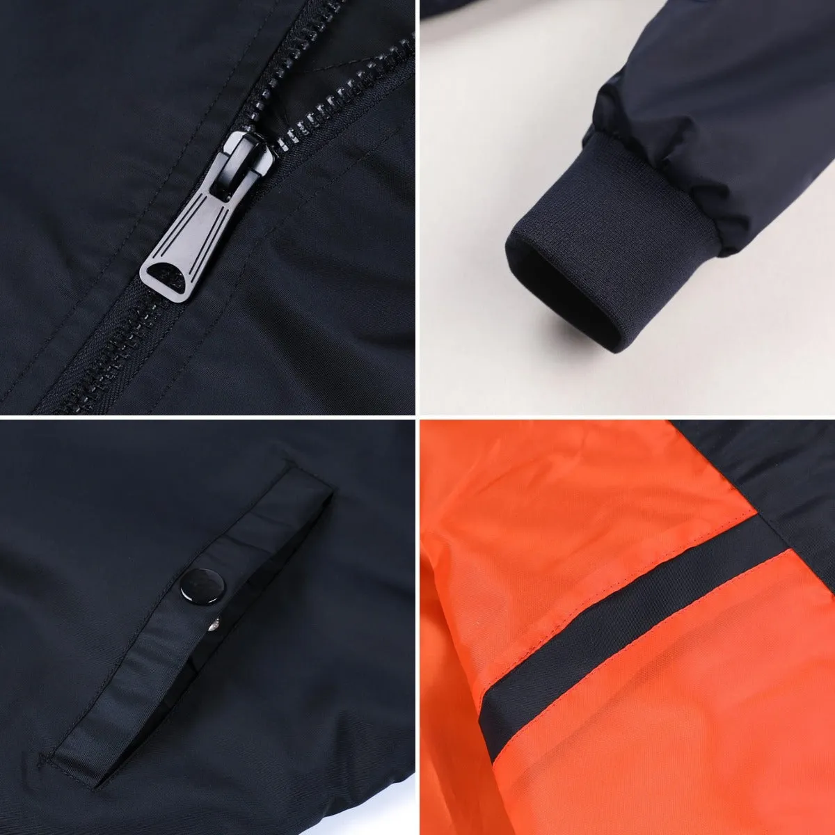 Luexco Men's Flight Jacket Bomber Style Heavyweight
