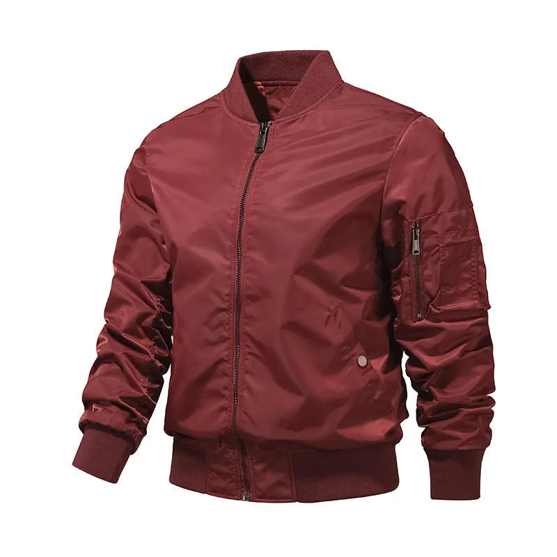 Luexco Men's Flight Jacket Bomber Style Heavyweight