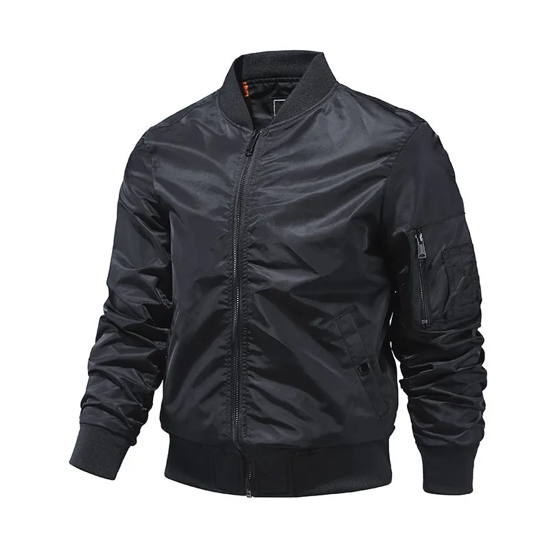 Luexco Men's Flight Jacket Bomber Style Heavyweight