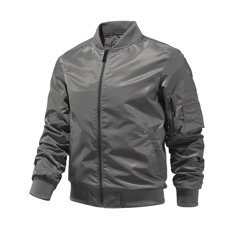 Luexco Men's Flight Jacket Bomber Style Heavyweight