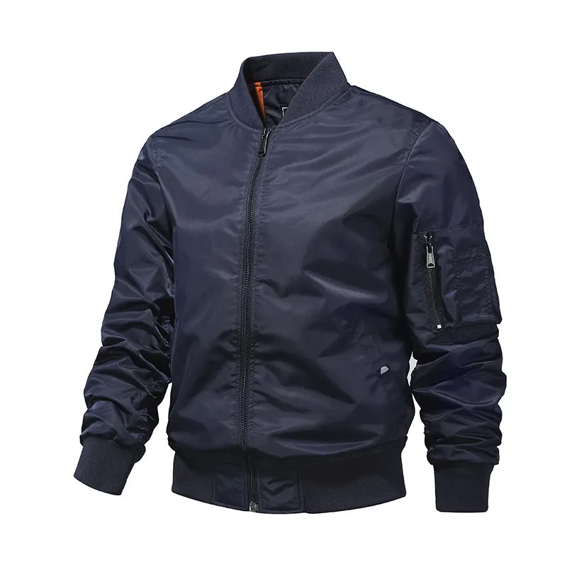 Luexco Men's Flight Jacket Bomber Style Heavyweight