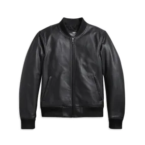 Men's Leather Bomber Functional Jacket