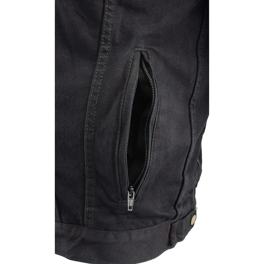 Mens Triple Option Club Style Vest with Fully Removable Hoodie Jacket
