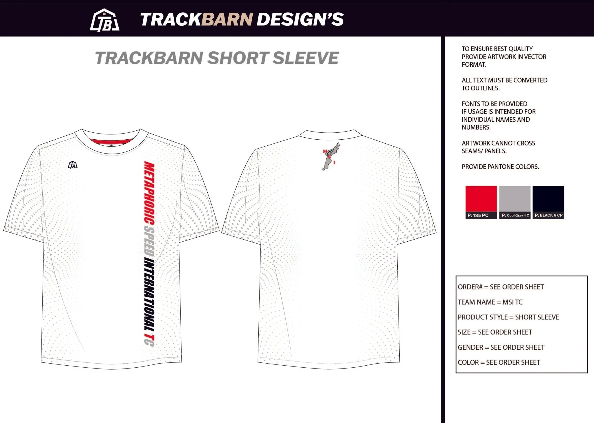 Metamorphic-Speed- Mens Stretch Light Training Tee