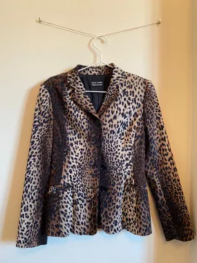 Moschino Panther print blazer