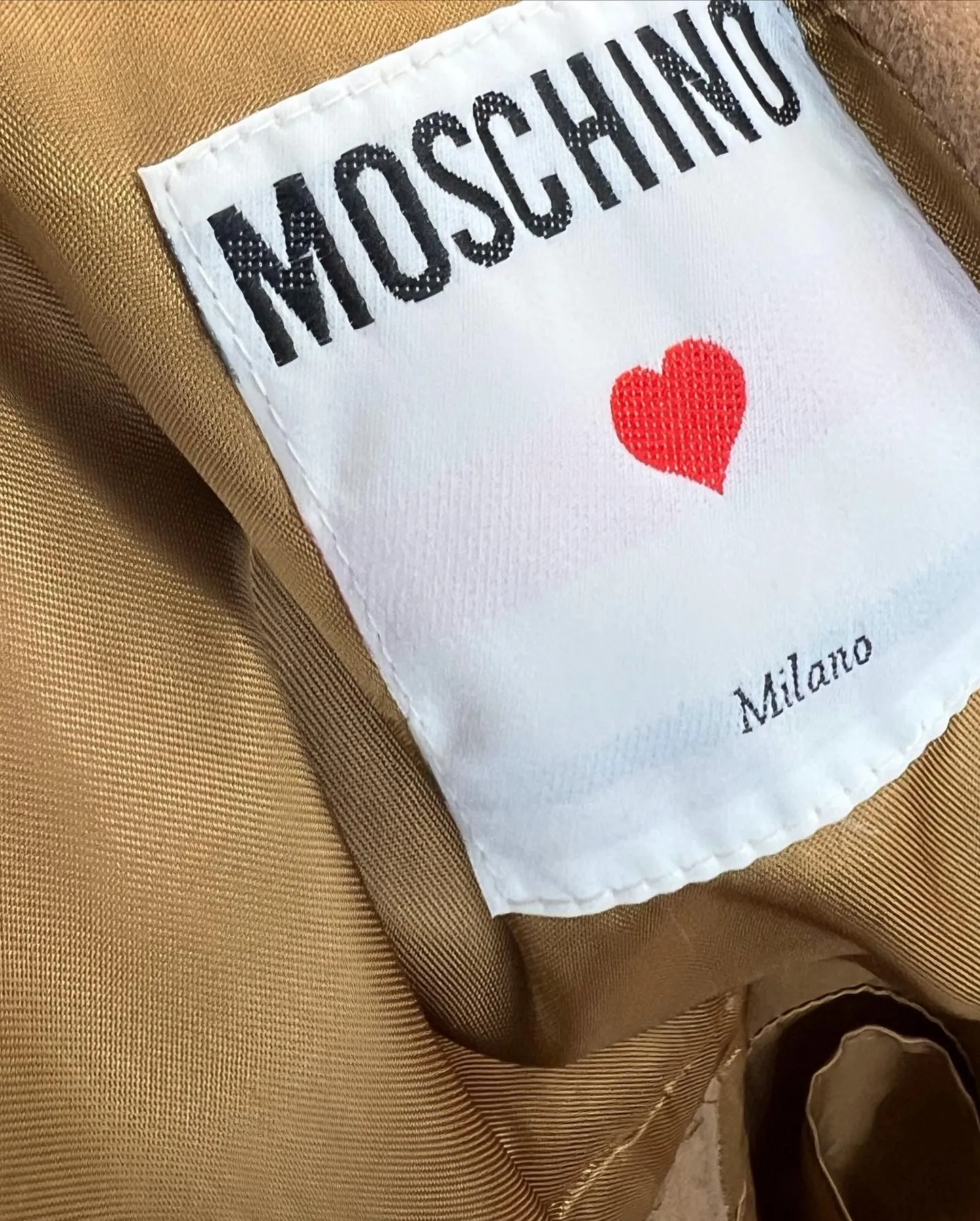 MOSCHINO WOOL CASHMERE BLEND LONG COAT