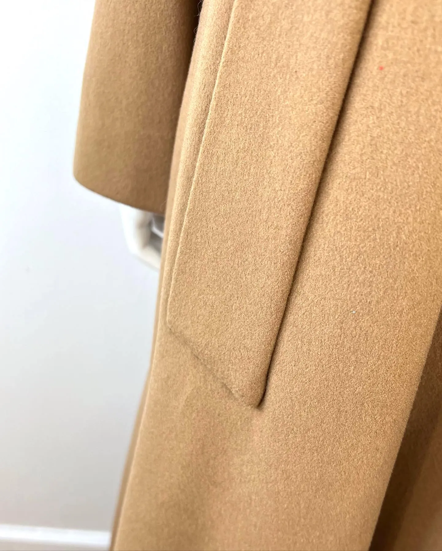 MOSCHINO WOOL CASHMERE BLEND LONG COAT