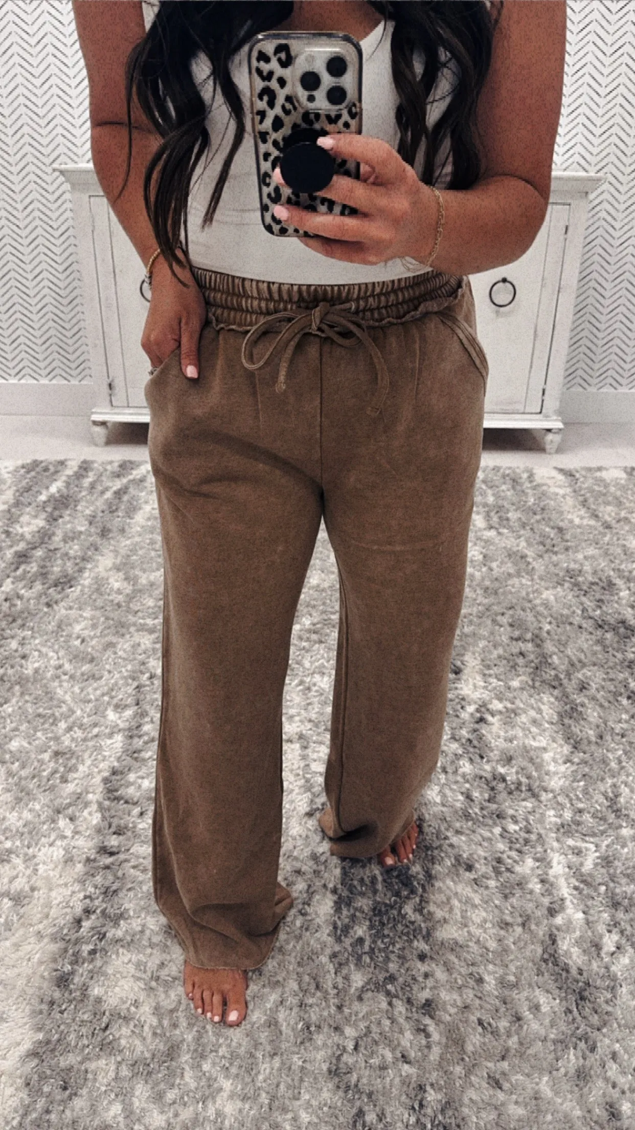 Multiple Colors - Acid Wash Fleece Sweatpants
