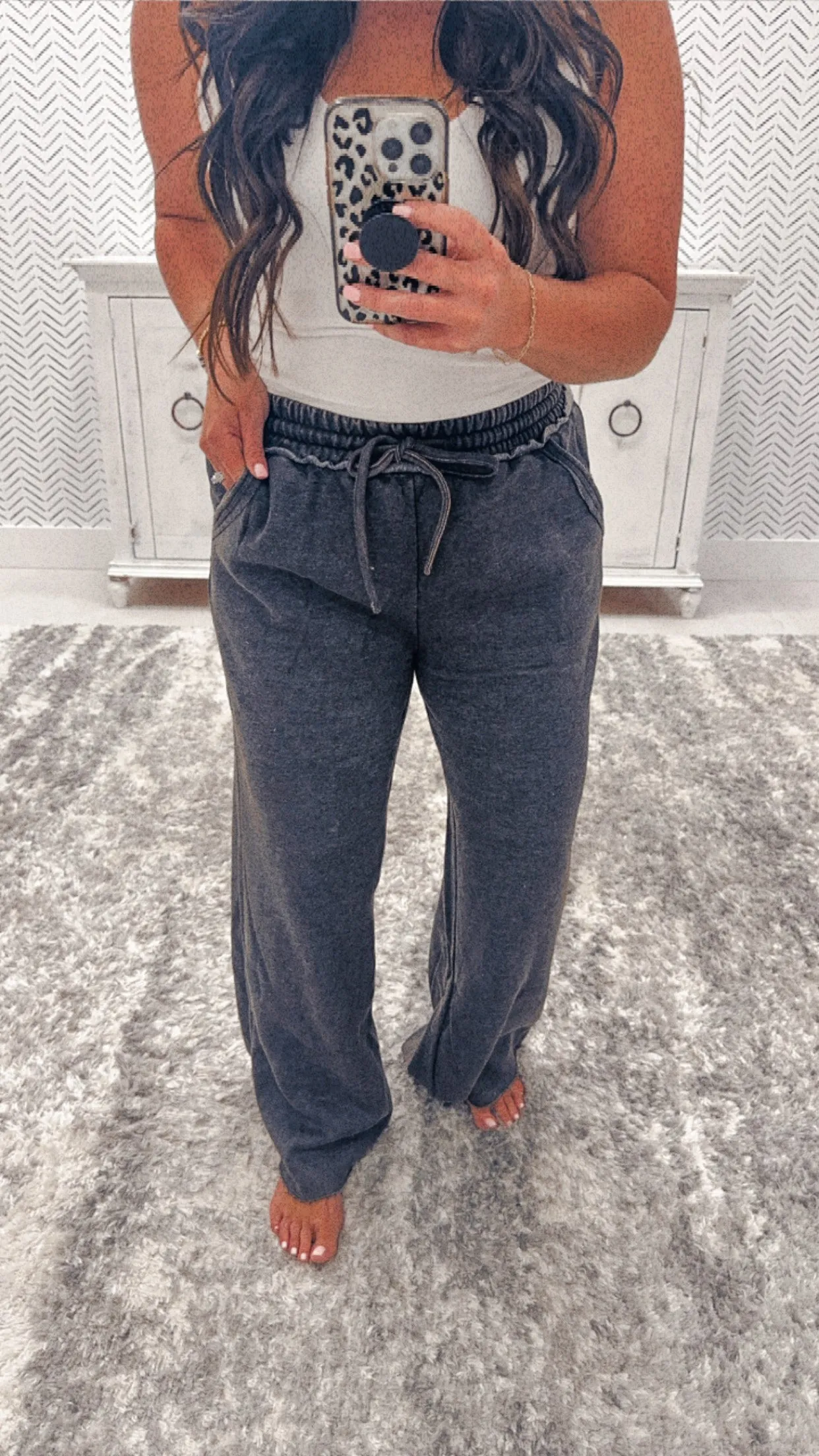 Multiple Colors - Acid Wash Fleece Sweatpants